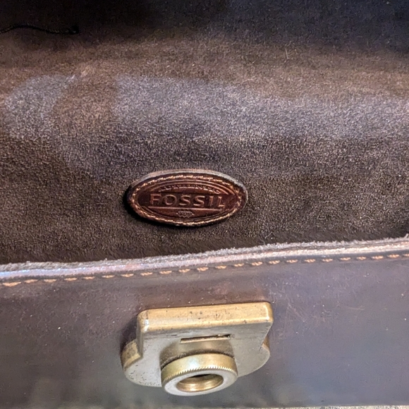 Fossil Mens Vintage VA Port Tech Messenger Bag - Picture 6 of 10